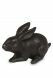 Bronze cremation ashes keepsake urn 'Rabbit'