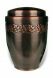 Cremation urn made from copper 'Leaf'