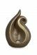 Ceramic art urn 'Wounds will heal' with candle holder