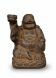 Laughing Buddha urn Bronze with candle holder