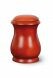 Mahogany wood cremation ashes urn