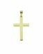 Memorial pendant 'Cross' 14 carat yellow gold