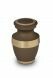 Brown coloured brass keepsake urn