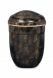 Brown cremation urn made from steel