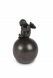 Bronze cremation ashes keepsake urn 'Sitting Angel'
