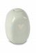 Ceramic keepsake urn 'Opaque Sage' with little heart