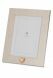 Photo frame urn with small golden heart for ashes