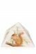 Hand painted pyramid urn 'Squirrel'