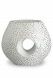 Porcelain cremation urn 'Platinum'