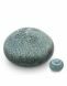 Hand made keepsake urn 'Raku' green