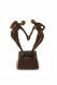 Handmade artist keepsake urn 'Love couple'