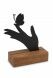 Memorial sculpture with ash compartment ‘Peaceful Soul’