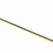 Gold plated stainless steel necklace single string
