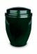 Cremation urn made from steel green