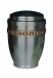 Cremation urn made from steel