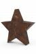 Bronze cremation ashes urn 'Star' for adults