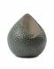 Handmade Ceramic Teardrop Urn 'Ohm' – Green/blue