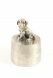 Pewter Dachshund puppy cremation ashes urn