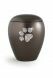 Pet urn with Swarovski paw print in several colours and sizes