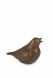 Bronze cremation ashes keepsake urn 'Twittering bird'