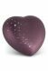 Heart keepsake urn for ashes with Crystals in several colours and sizes
