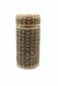 Handwoven wicker cremation urn for ashes - brown