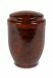 Brown coloured steel ashes urn