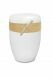 Biodegradable cremation ashes urn 'Jute cord and parchment' with certificate