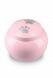 pet urn for ashes pink with 2 paw prints in various sizes