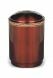 Red coloured steel ashes urn