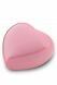 Cremation Ashes Keepsake urn 'Satori' Heart | mother of pearl pink