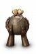 Ceramic funeral art urn 'Enlightening love' (tealight)