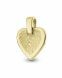 Fingerprint pendant 'Heart' made of gold Ø 1.5 cm