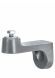 Aluminium wall mount for grave lanterns