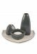 Mini urn with candle holder, incense burner and vase in several colours