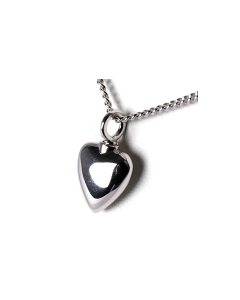 925 Silver Cremation Pendant for Ashes 'Heart'