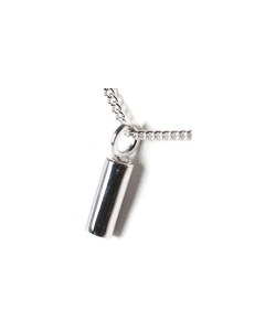 925 Silver Cremation Pendant for Ashes 'Bar'