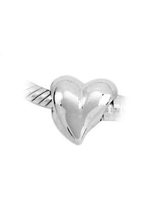 Ash charm 925 silver 'Heart'