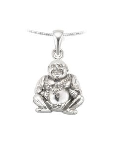 Ash pendant 925 silver 'Buddha'