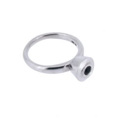 Silver cremation ashes ring