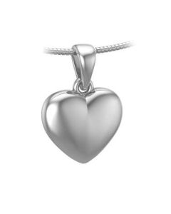 Ash pendant 925 silver 'Heart' Medium