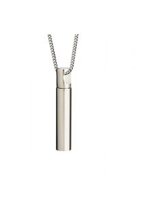 Ash jewel pendant silver tube
