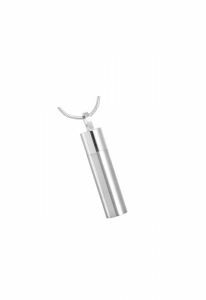 Stainless steel ashes pendant 'Tube' large