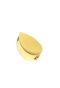 Gold plated ashes pendant 'Teardrop'