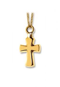 Ash jewel pendant Golden Cross