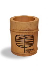 Bamboo cremation ashes mini urn Small