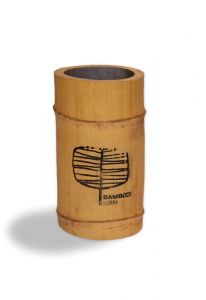 Bamboo cremation ashes mini urn Medium