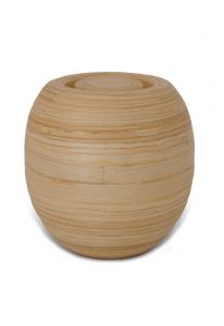 Bamboo cremation ashes mini urn