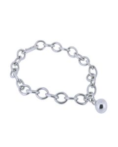 Beggar bead bracelet silver (charm not included)