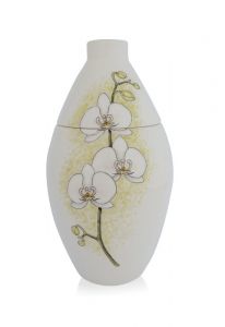 Hand painted keepsake crematin ashes 'Orchid'